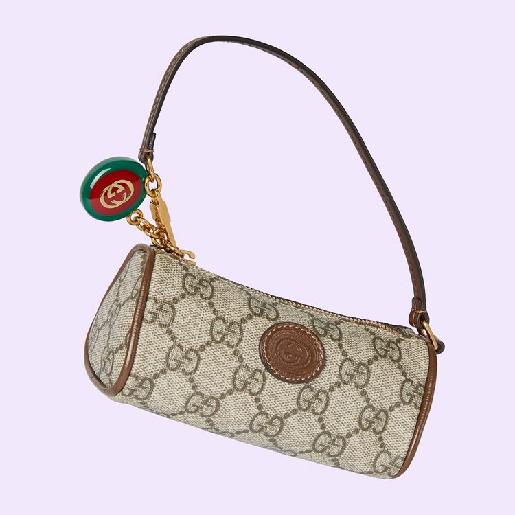 726687.FABNF.9855.006.100.0000.Light GG mini bag with charm
